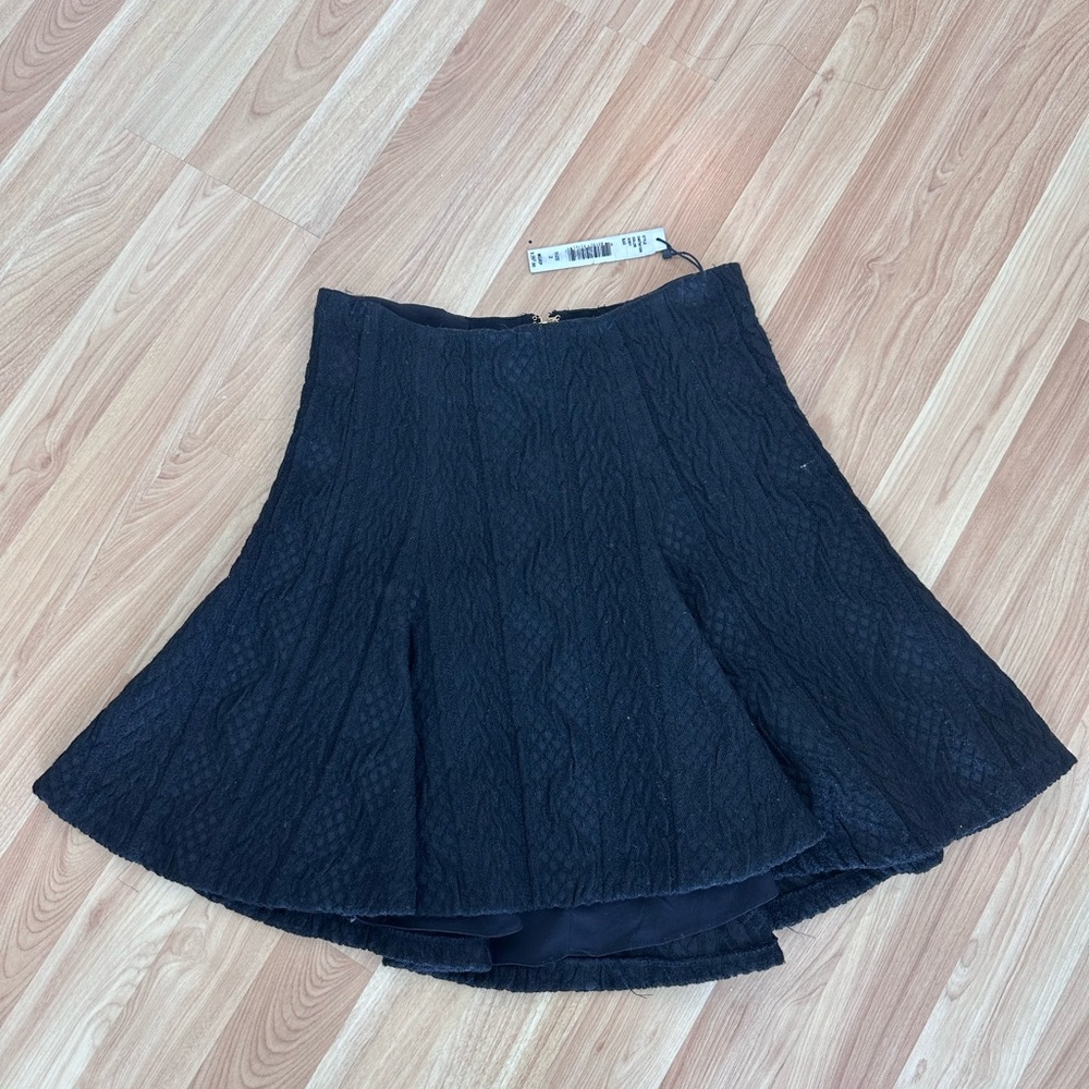 Alice and olivia hi low mini skirt - knit cable - NEW WITH TAG